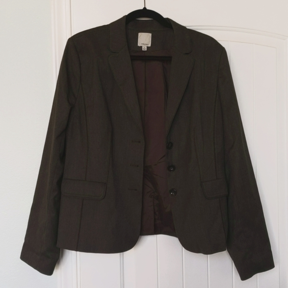 Halogen Dark Brown Blazer size 16